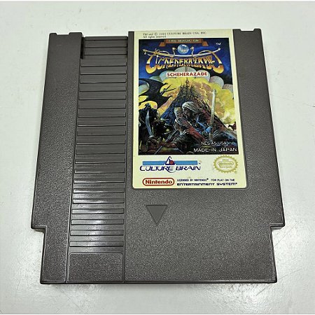 The Magic Of Scheherazade, Nes Nintendinho, Americano, Original (Usado)