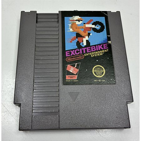 Excite Bike, Nes Nintendinho, Americano, Original (Usado)