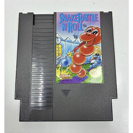 Snake Rattle 'n' Roll, Nes Nintendinho, Americano, Original (Usado)