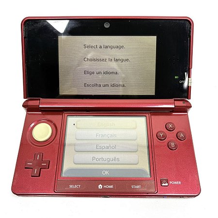 Nintendo 3DS, Vermelho Original Nintendo (Usado)