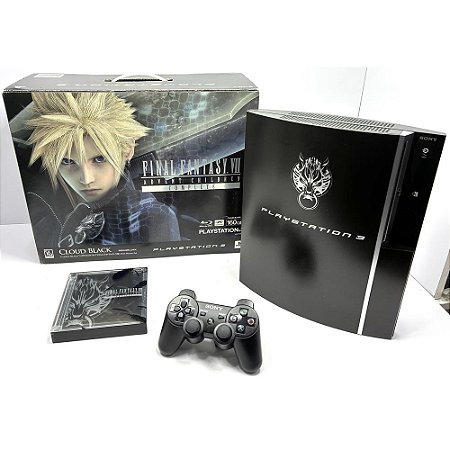 PlayStation 3 Fat, Edição Final Fantasy, Na Caixa Seriado, Modelo CECHQ 00, PS3, (Usado)
