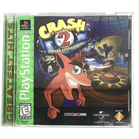 Crash Bandicoot 2: Cortex Strikes Back, Original PS1 Americano (Usado)