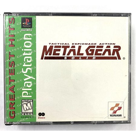 Metal Gear Solid, Original PS1 Americano (Usado)