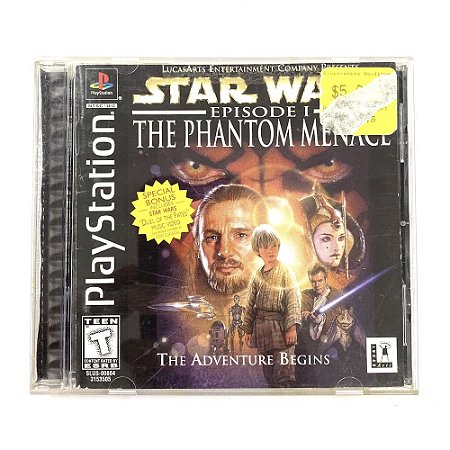 Star Wars Episode 1: The Phantom Menace, Original PS1 Americano (Usado)
