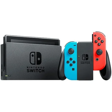 Nintendo Switch, Modelo V1, Neon, (Seminovo)