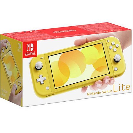 Nintendo Switch LITE, Amarelo, Seminovo