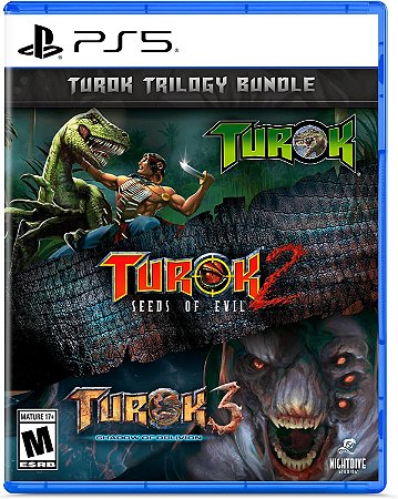 Turok Trilogy Bundle - PS5 (Mídia Física) - Novo, Lacrado