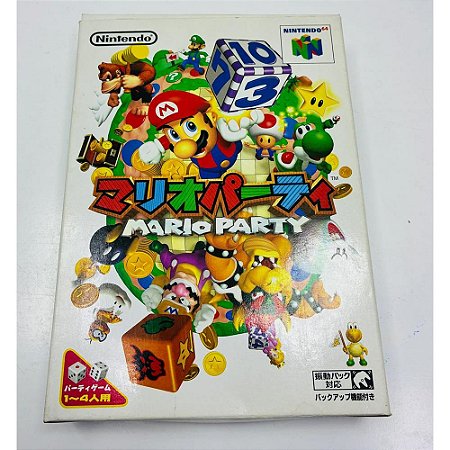 Mario Party, Nintendo 64 JP Original com caixa  (Usado)