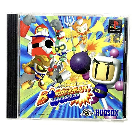 Bomberman World, Original PS1 Japonês  (Usado)