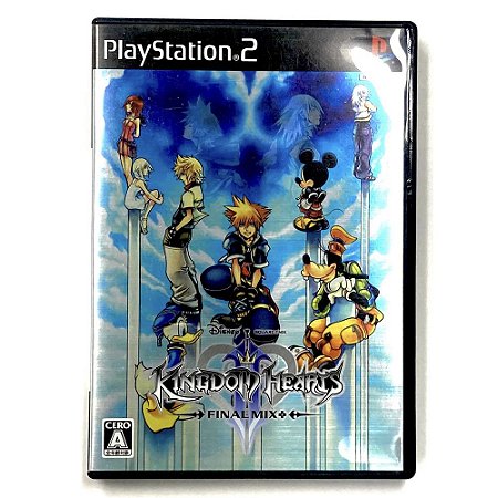 Kingdom Hearts II Final Mix, PS2 Japonês Original (Mídia Física) - Usado