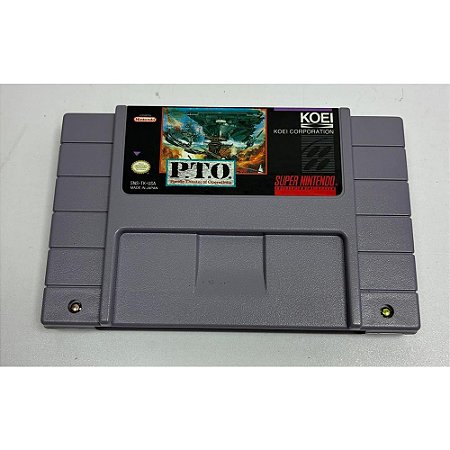 PTO Pacific Theater of Operations, Super Nintendo, Snes, Cartucho Original (Usado)
