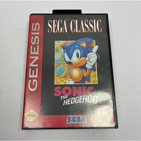 Sonic the Hedgehog, Mega Drive Genesis, Sega, Cartucho Original (Usado)