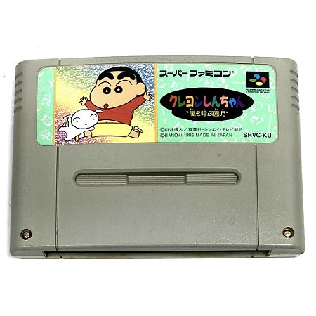 Crayon Shin-chan: Arashi wo Yobu Enji, Super Famicom Original (Usado)