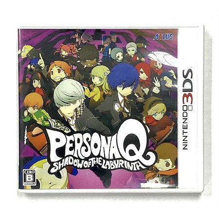 PersonaQ Shadow of The Labirynth, Nintendo DS Americano Original (Mídia Física) - Usado