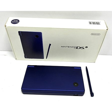 Nintendo DSi, Metallic Blue, Na Caixa, Original Nintendo (Usado)