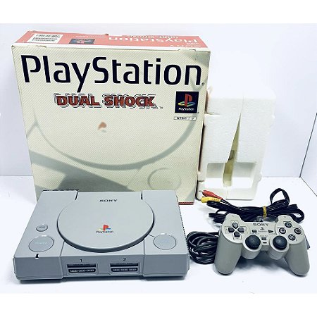PlayStation 1, Na Caixa Seriado, 1 Controle, Modelo SCPH-7000, PS1, (Usado)