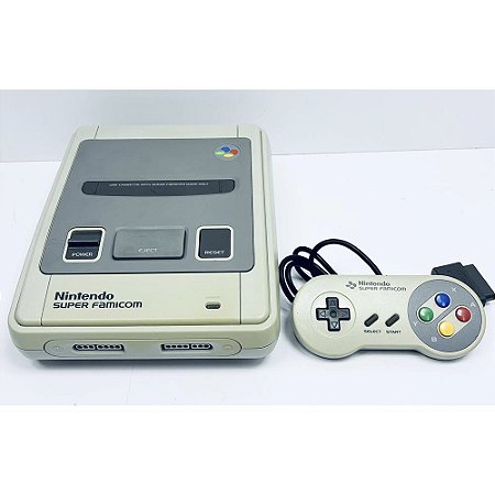 Super Famicom, Com 1 Controle Original, Nintendo (Usado)