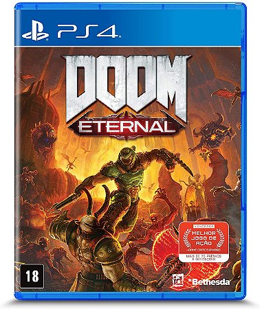 DOOM Eternal - PS4 (Mídia Física) - Novo, Lacrado