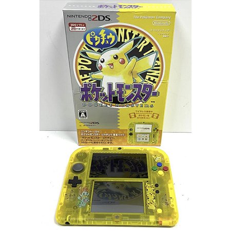 Nintendo 2DS, Pokemon Pikachu, Na Caixa Seriado, Original Nintendo (Usado)