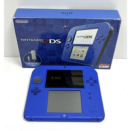 Nintendo 2DS, Blue, Azul, Na Caixa Seriado, Original Nintendo (Usado)