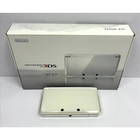 Nintendo 3DS, Ice White, Na Caixa Seriado, Original Nintendo (Usado)