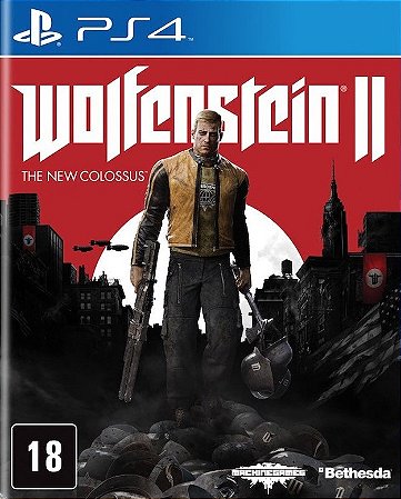 Wolfenstein 2 The New Colossus - PS4 (Mídia Física) - Novo, Lacrado