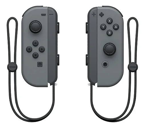 Controle Joy-con L/R Gray Cinza, Para Nintendo Switch, Original Nintendo, Seminovo