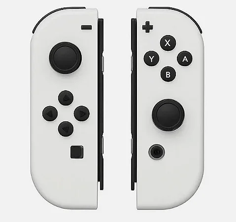 Controle Joy-con L/R, Branco, Para Nintendo Switch, Original Nintendo, Seminovo