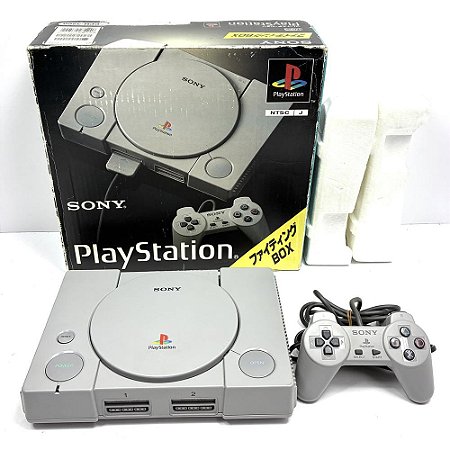 PlayStation 1, Na Caixa Seriado, 1 Controle, Saída Av Nativa, Modelo SCPH-3500, PS1, (Usado)