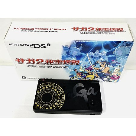 Nintendo DSi, SaGa 20th Anniversary, Na Caixa Seriado, Original Nintendo (Usado)