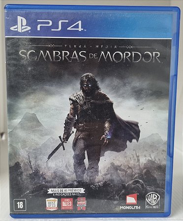 Sombras de Mordor - PS4 (Mídia Física) - USADO