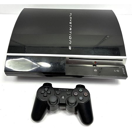PlayStation 3 Fat, 1 Controle, Modelo CECHH01, PS3 (Usado)