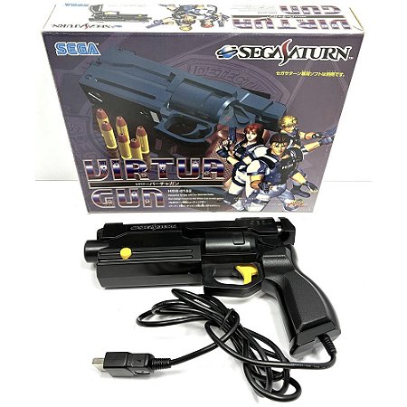Pistola Sega Saturno, Virtuagun, Na Caixa, Virtua Gun, Sega, Original (Usado)
