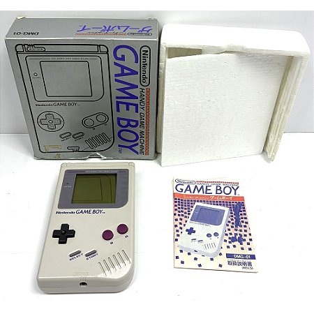 Game Boy, Na Caixa, DMG-01, Original, Nintendo (Usado)