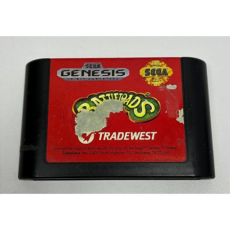 Battletoads, Mega Drive Genesis, Sega, Cartucho Original (Usado)