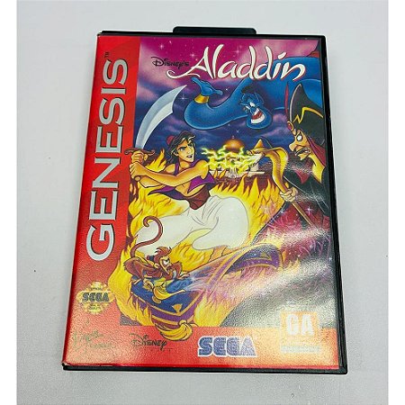Aladdin, Mega Drive Genesis, Sega, Cartucho Original (Usado)