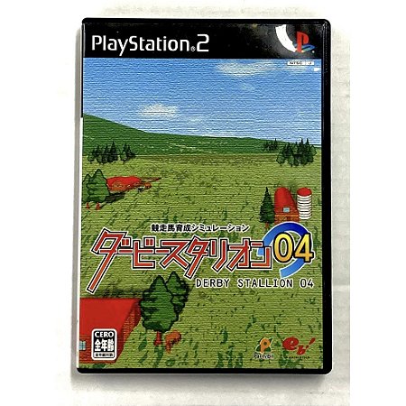 Derby Stallion 04, PS2 Japonês Original (Mídia Física) - Usado