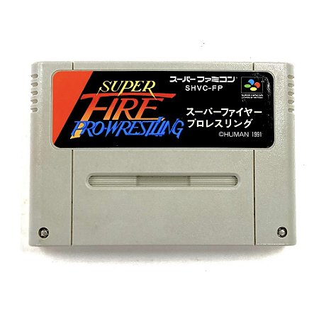 Super Fire Pro Wrestling, Super Famicom Original (Usado)