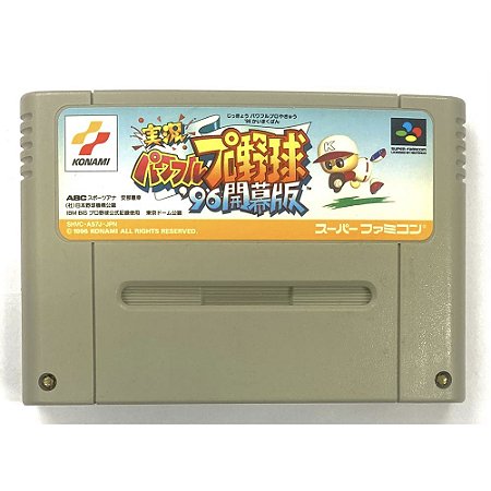 Jikkyou Powerful Pro Yakyuu '96 Kaimakuban, Super Famicom Original (Usado)