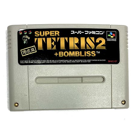Super Tetris 2 + Bombliss (Limited Edition), Super Famicom Original (Usado)