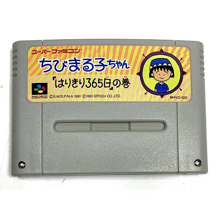 Chibi Maruko-chan "Harikiri 365 Days", Super Famicom Original (Usado)
