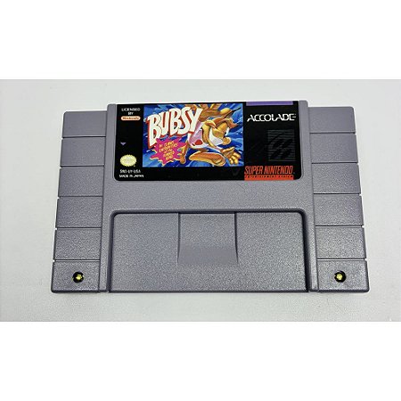 Bubsy, Super Nintendo, Snes, Cartucho Original (Usado)