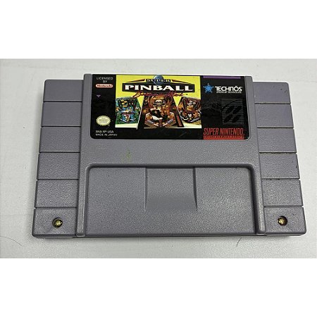 Super Pinball Behind The Mask,, Super Nintendo, Snes, Cartucho Original (Usado)
