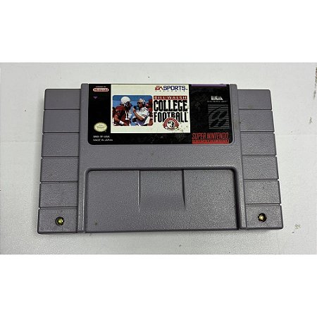 Bill Walsh College Football, Super Nintendo, Snes, Cartucho Original (Usado)