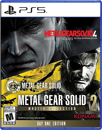 Metal Gear Solid Master Collection Vol. 02 - PS5 (Mídia Física) - Novo, Lacrado