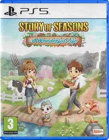 Story Of Seasons A Wonderful Life - PS5 (Mídia Física) - Novo, Lacrado