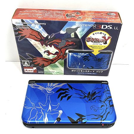 Nintendo 3DS XL (LL), Edição Pokemon Xy, Xerneas Yveltal, Na Caixa Seriado, Original Nintendo (Usado)