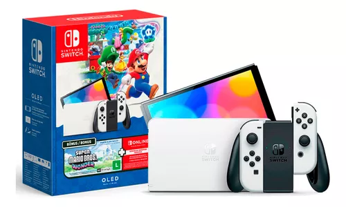 Console Nintendo Switch Oled 64gb Edição Super Mario Bros Wonder