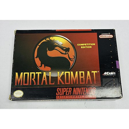 Mortal Kombat, Super Nintendo Original (Usado)