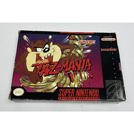 Taz Mania, Super Nintendo Original (Usado)